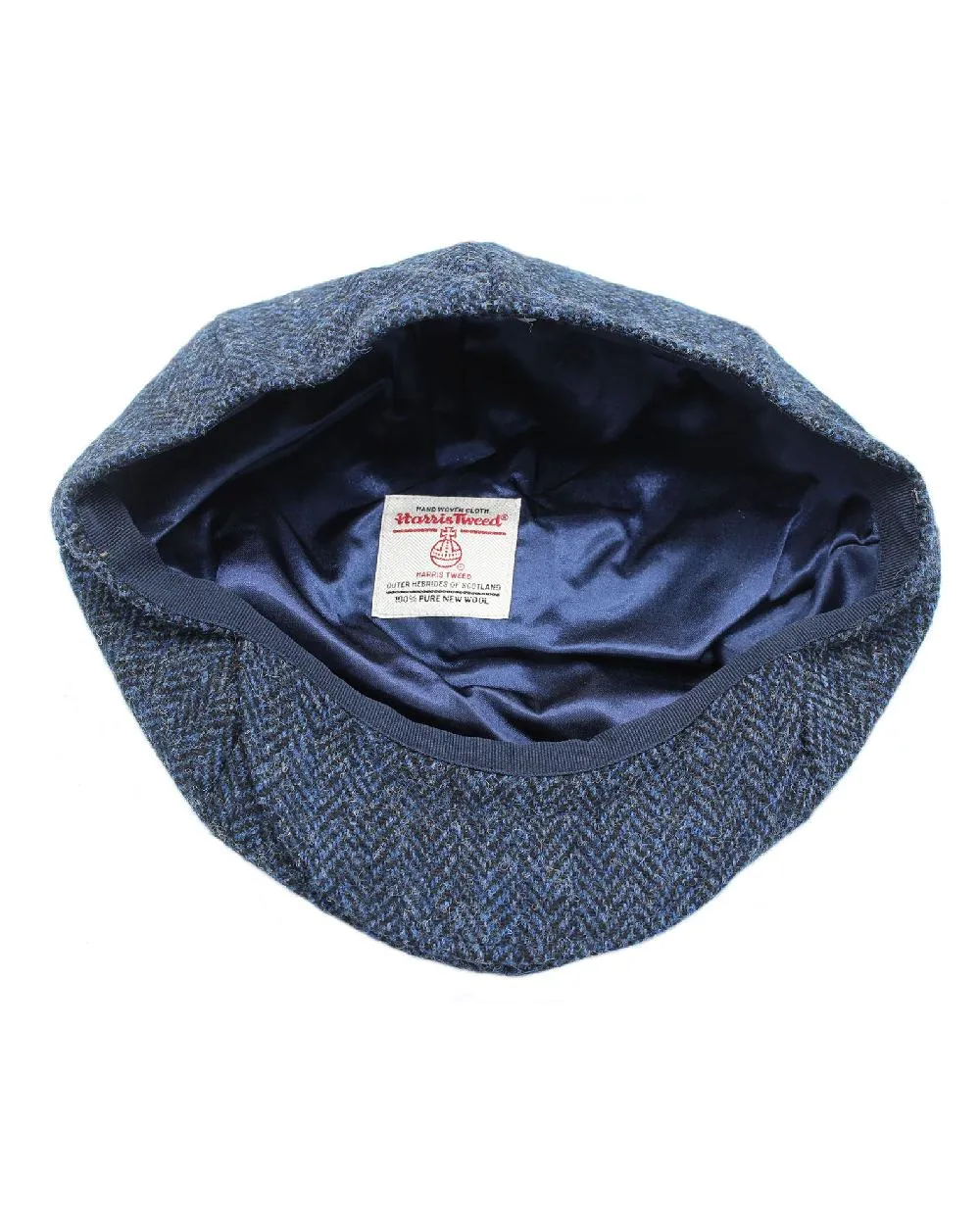 Heather Arran 8-Piece Harris Tweed Cap Heather Beanie Cap Men