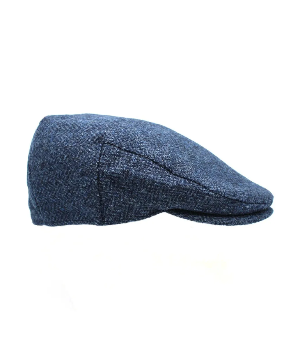 Heather Chapman Shetland Wool Tweed Flat Cap Classic Country Hats