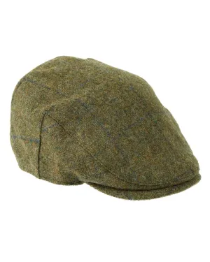 Heather Chapman Shetland Wool Tweed Flat Cap Clearance Heather Outdoor Headwear