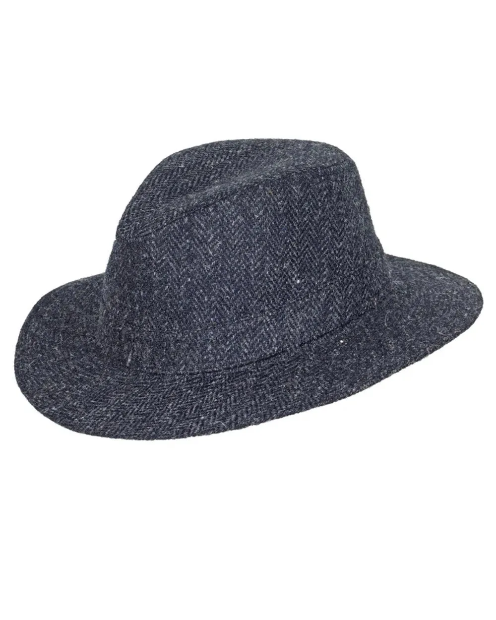 Heather Denholm Harris Tweed Fedora Heather Outdoor Headwear