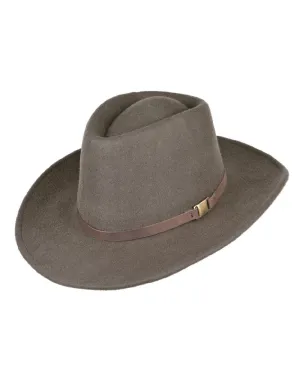 Heather Eden Wool Felt Aussie Hat Heather Outdoor Headwear