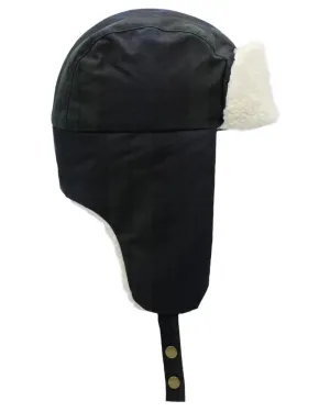 Heather Fraser Tartan Wax And Borg Trapper Hat Waxed Cotton Shell Jackets