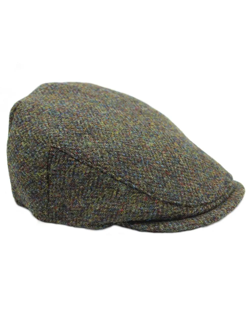 Heather Highland Harris Tweed Flat Cap Heather Beanie Cap Men