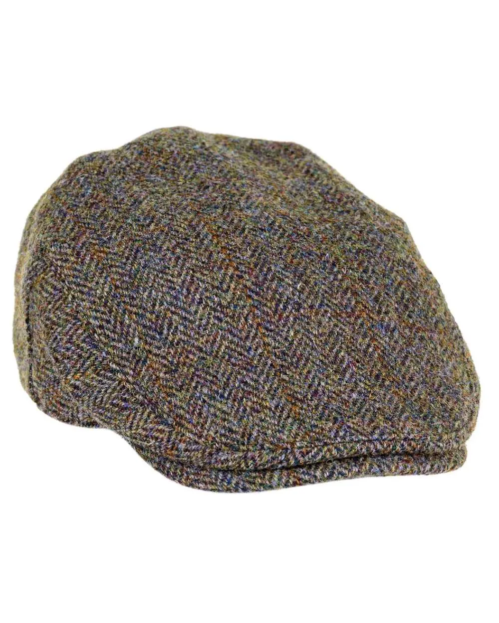 Heather Highland Harris Tweed Flat Cap Heather Outdoor Headwear