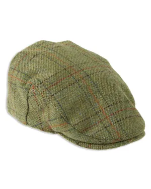 Heather Kinloch Waterproof Tweed Flat Cap Clearance Heather Outdoor Headwear