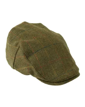 Heather Kinloch Waterproof Tweed Flat Cap Heather Outdoor Headwear