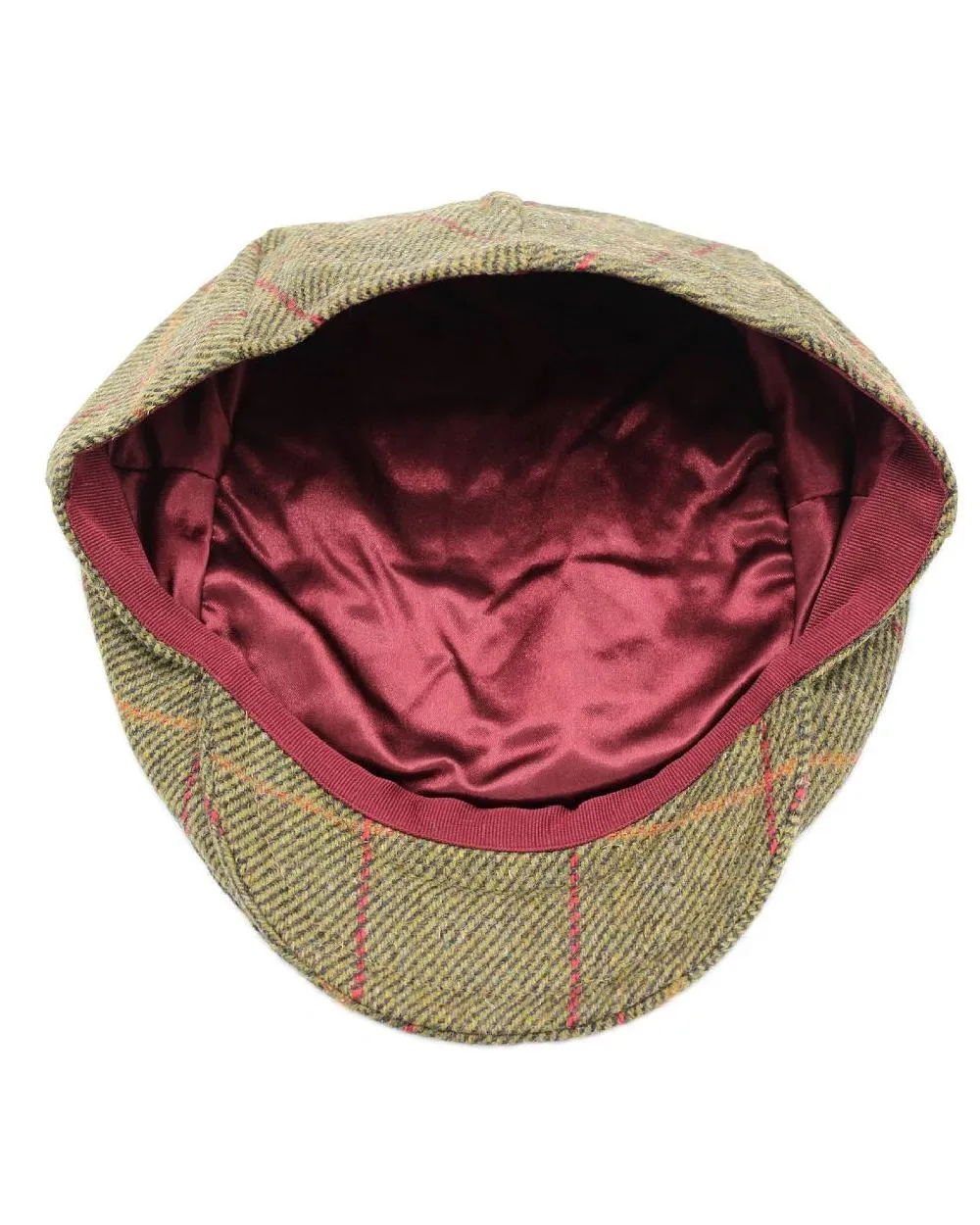 Heather Kinloch Waterproof Tweed Flat Cap Waterproof Rain Hats