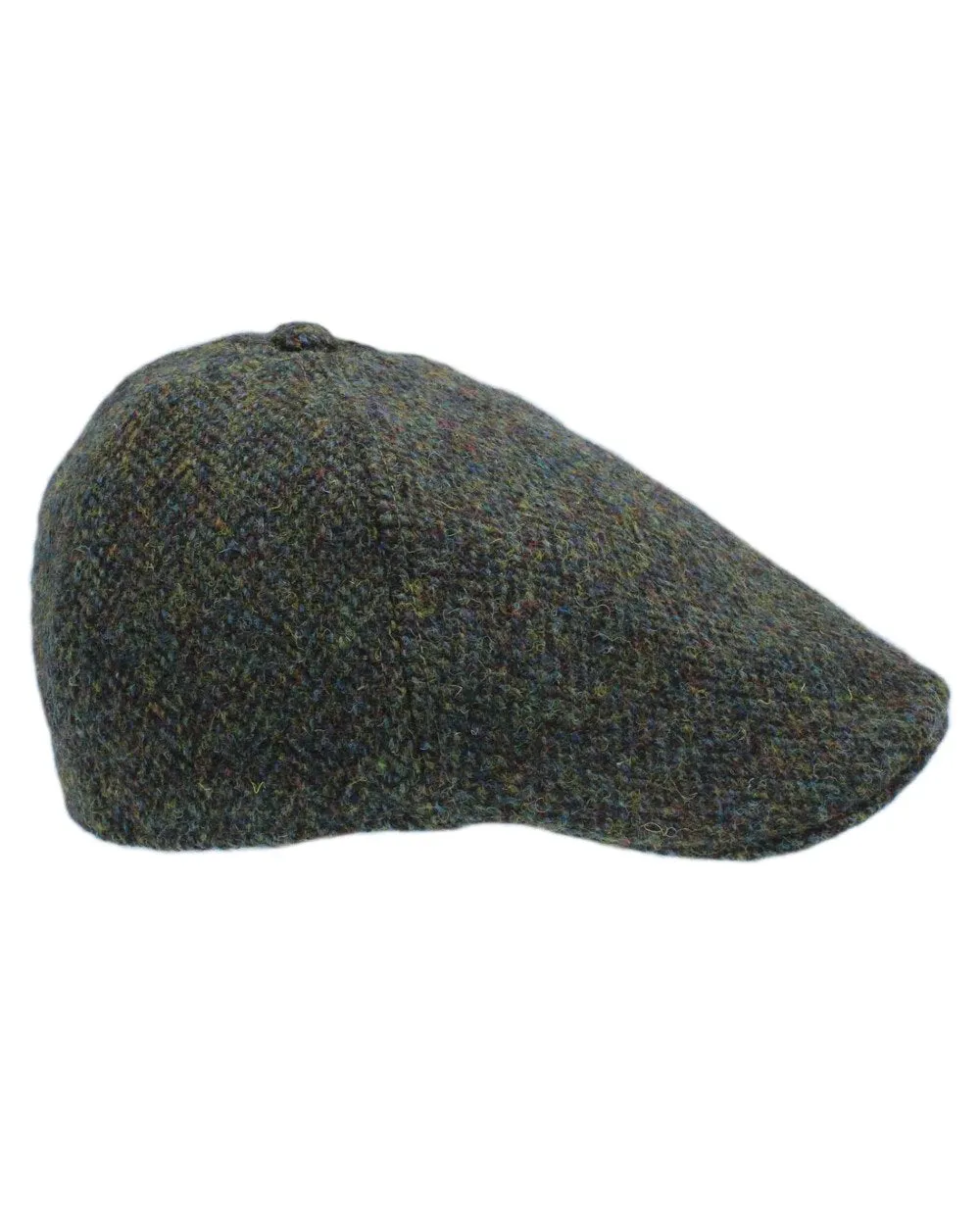 Heather Mallaig Harris Tweed Duckbill 6 Piece Cap Classic Country Hats