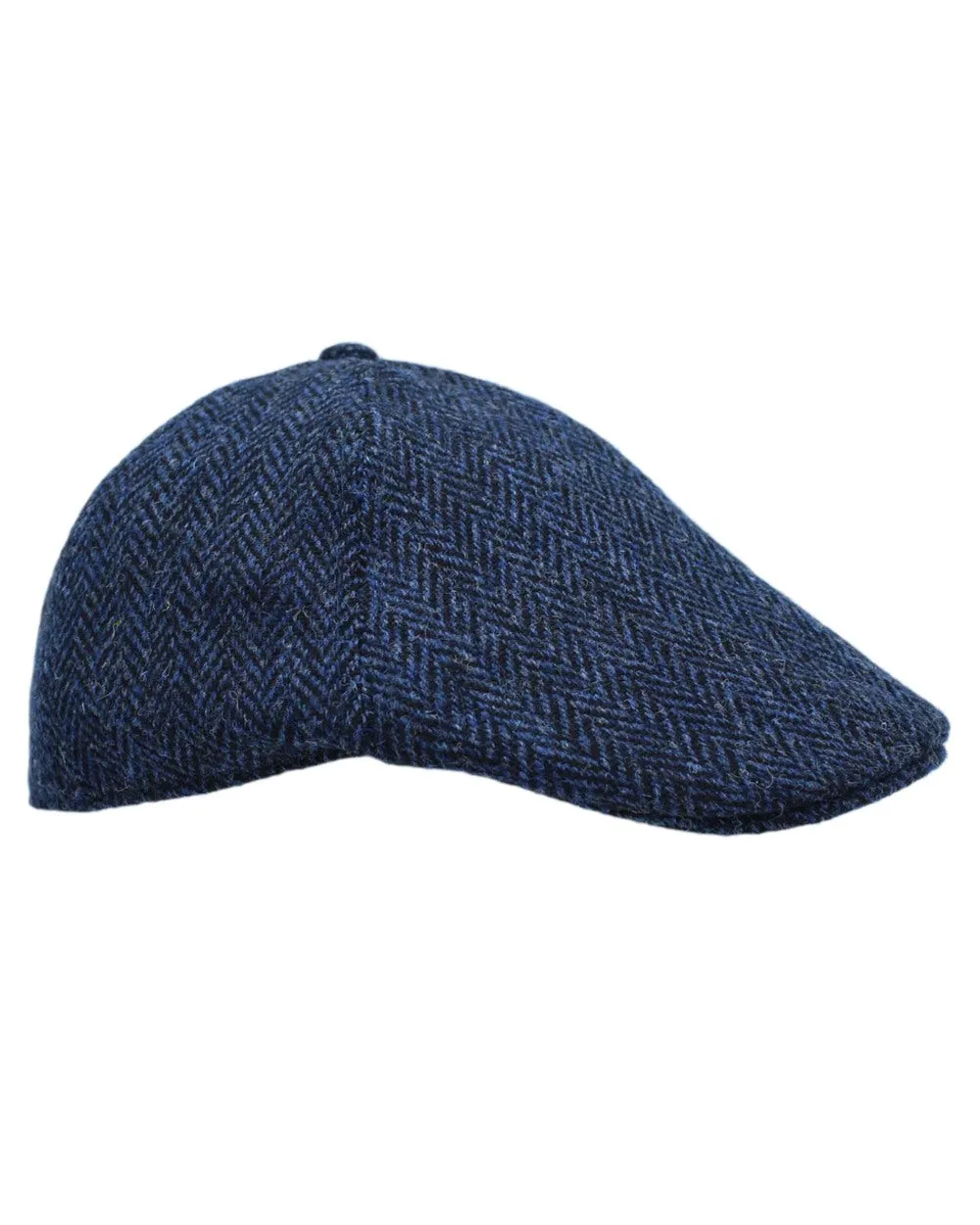 Heather Mallaig Harris Tweed Duckbill 6 Piece Cap Classic Country Hats