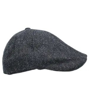 Heather Mallaig Harris Tweed Duckbill 6 Piece Cap Heather Outdoor Headwear