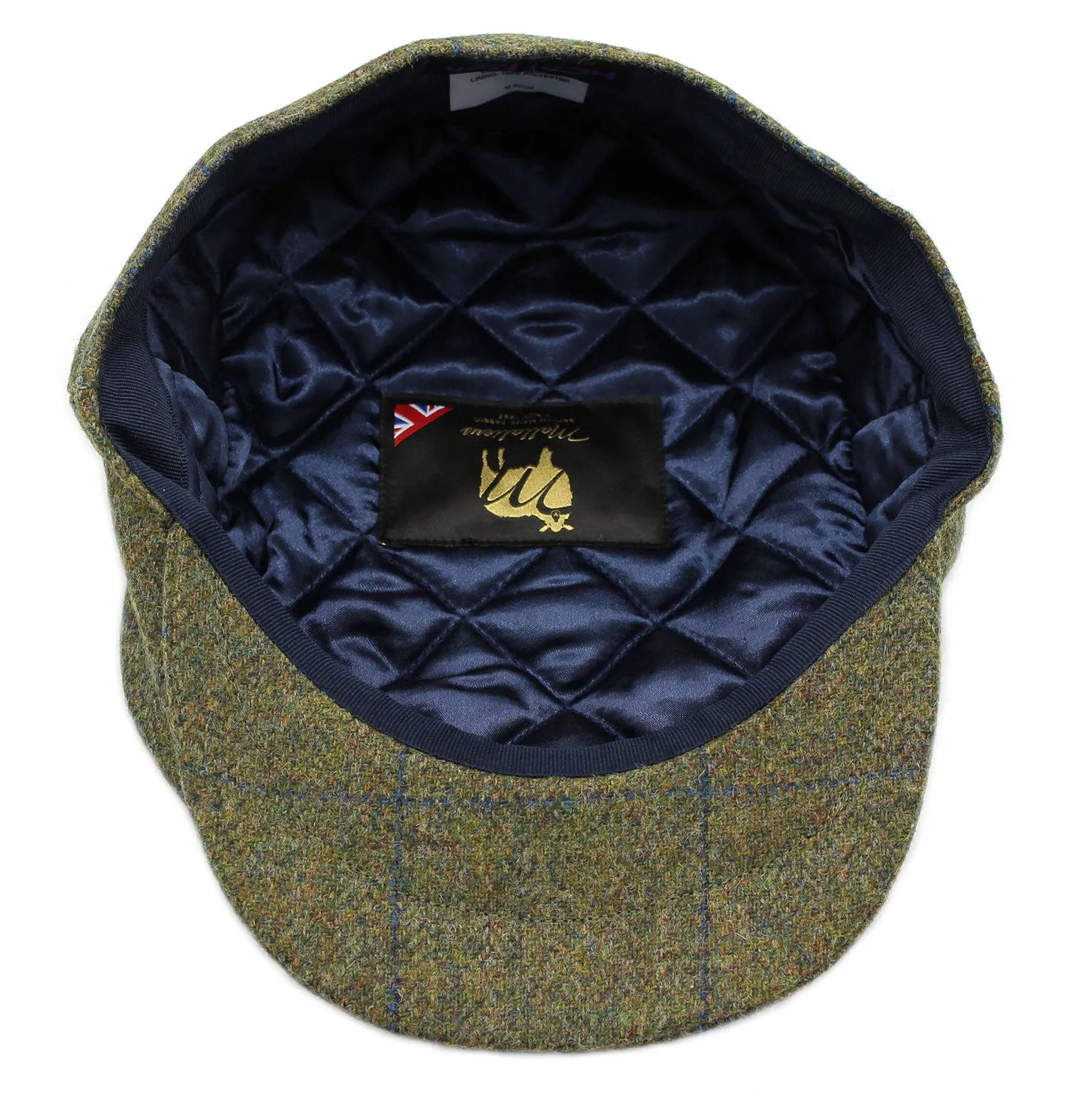 Heather Maxwell Tweed Bond Cap | Navy Overcheck Heather Beanie Cap Men