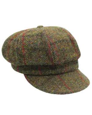 Heather Rosalie Harris Tweed Baker Boy Cap Heather Outdoor Headwear