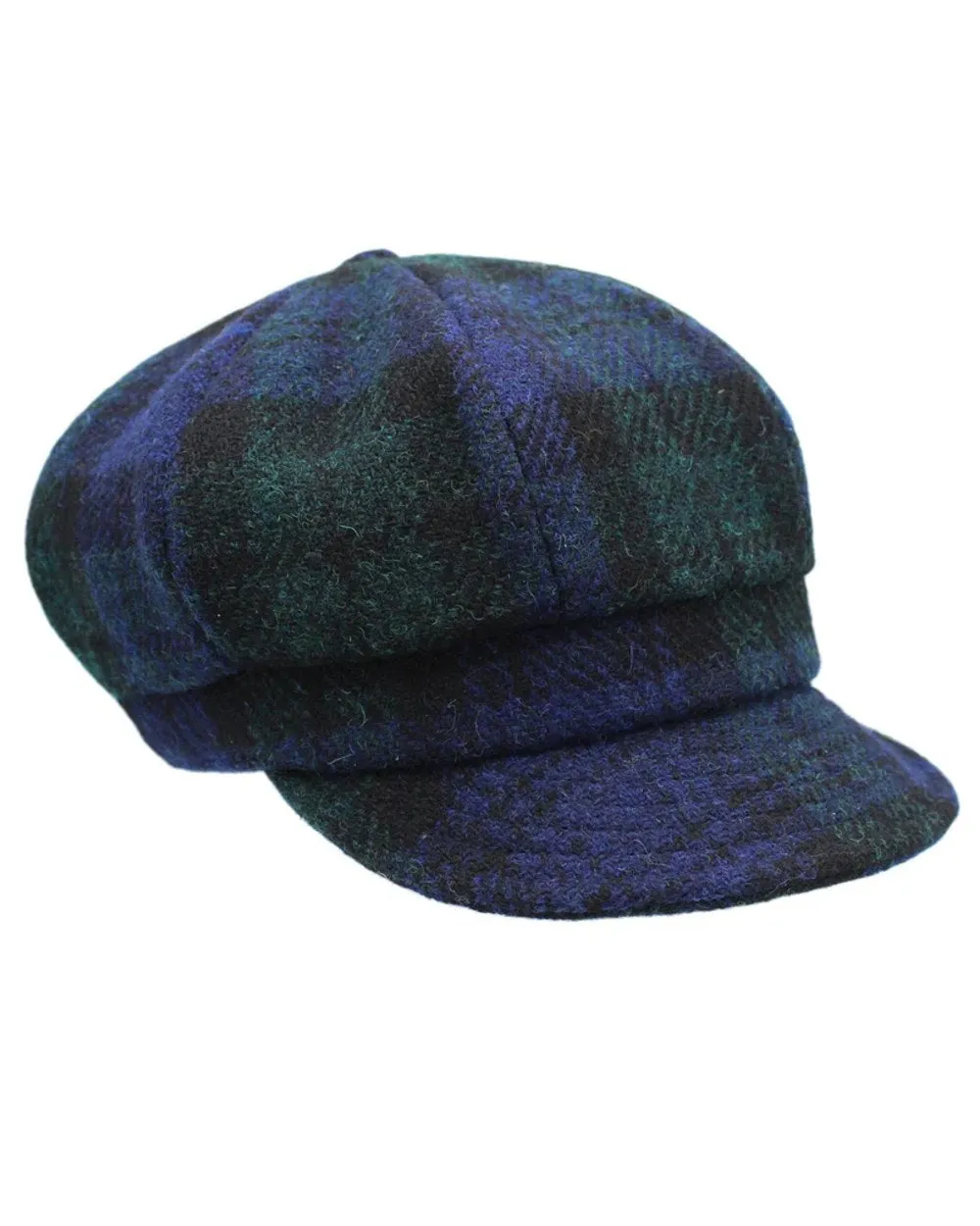 Heather Rosalie Harris Tweed Baker Boy Cap Heather Beanie Cap Men