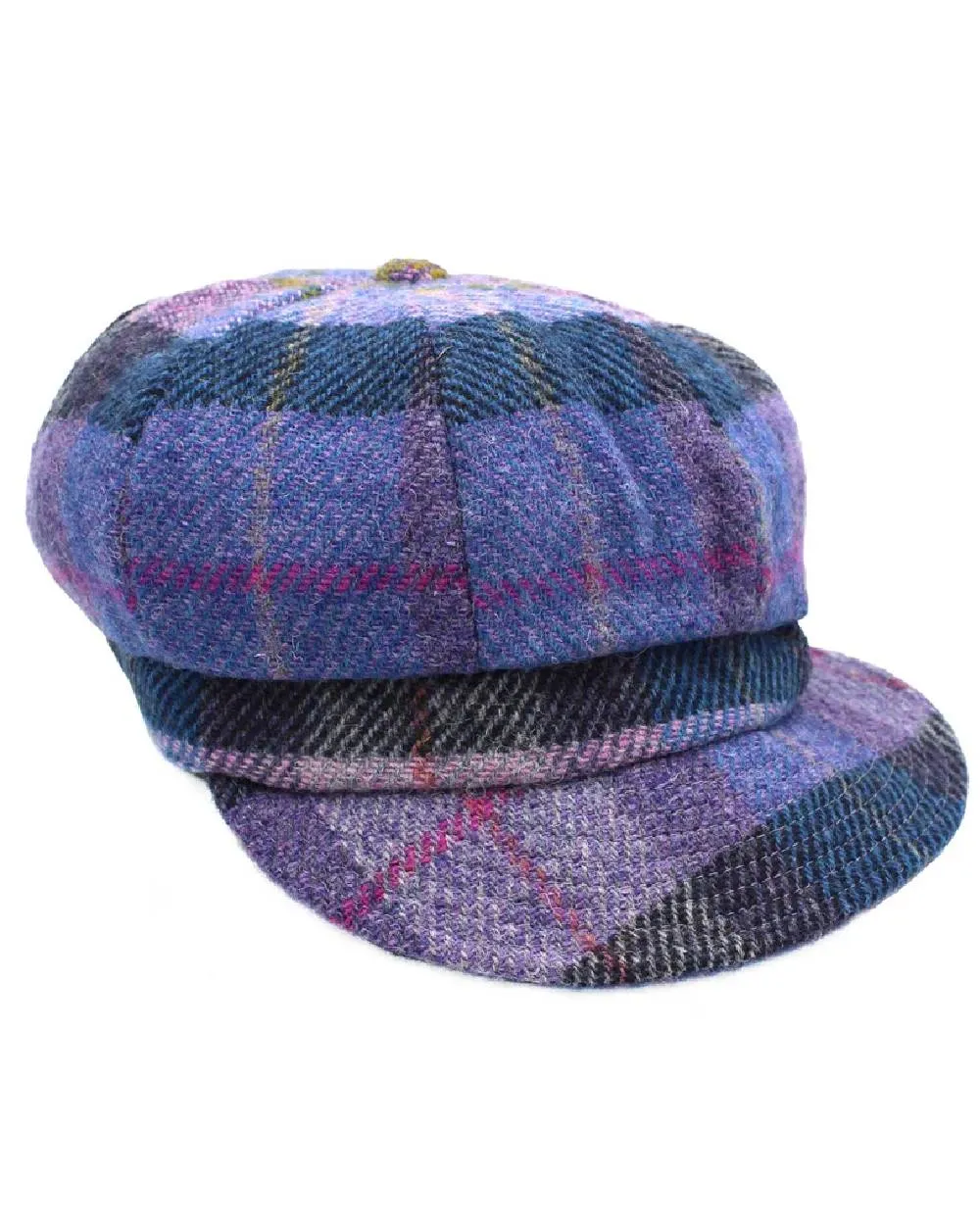 Heather Rosalie Harris Tweed Baker Boy Cap Heather Beanie Cap Men