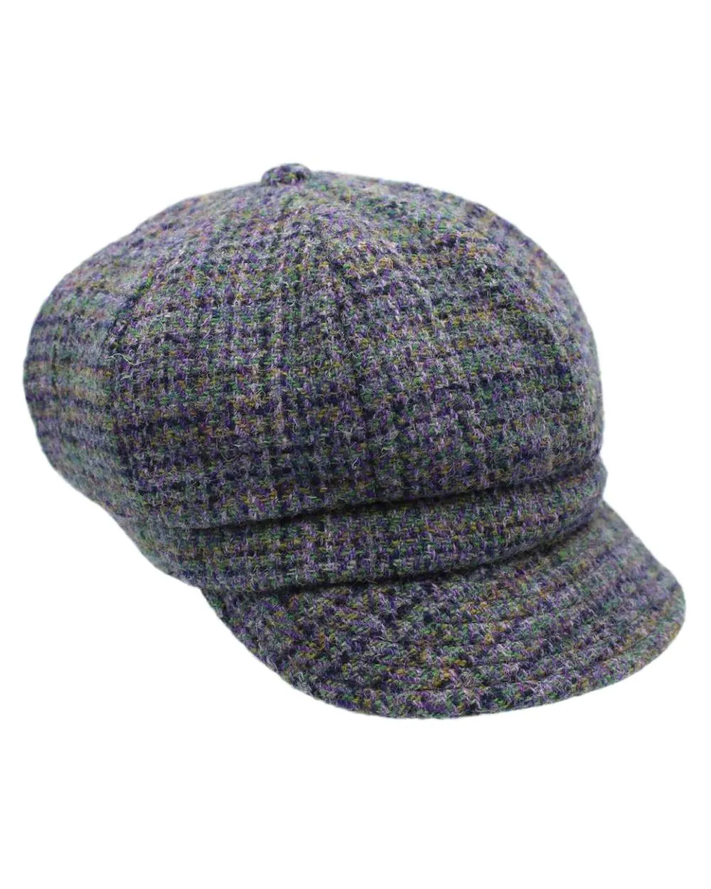 Heather Rosalie Harris Tweed Baker Boy Cap Heather Beanie Cap Men