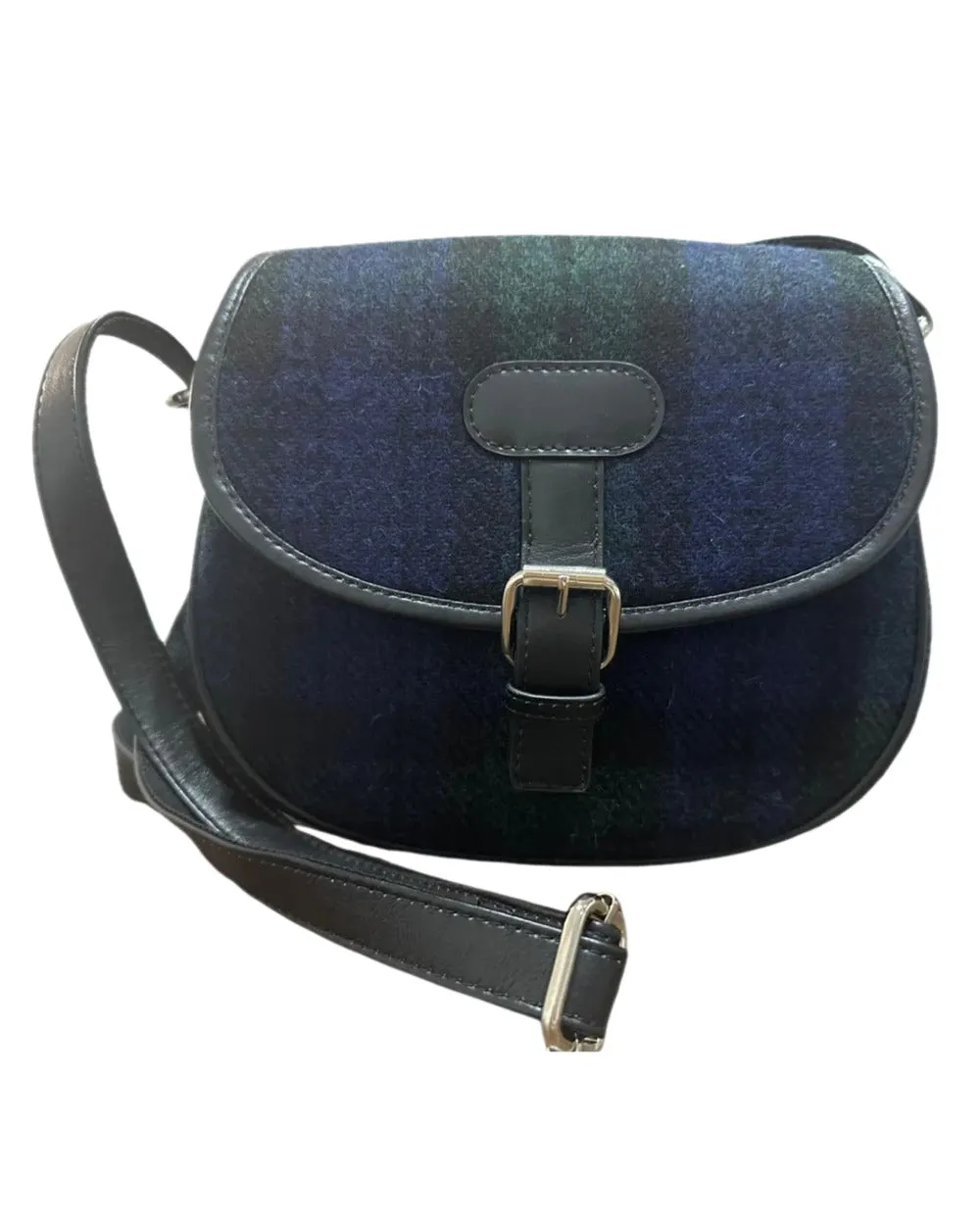 Heather Rowan Harris Tweed Saddle Bag Heather Beanie Cap Men