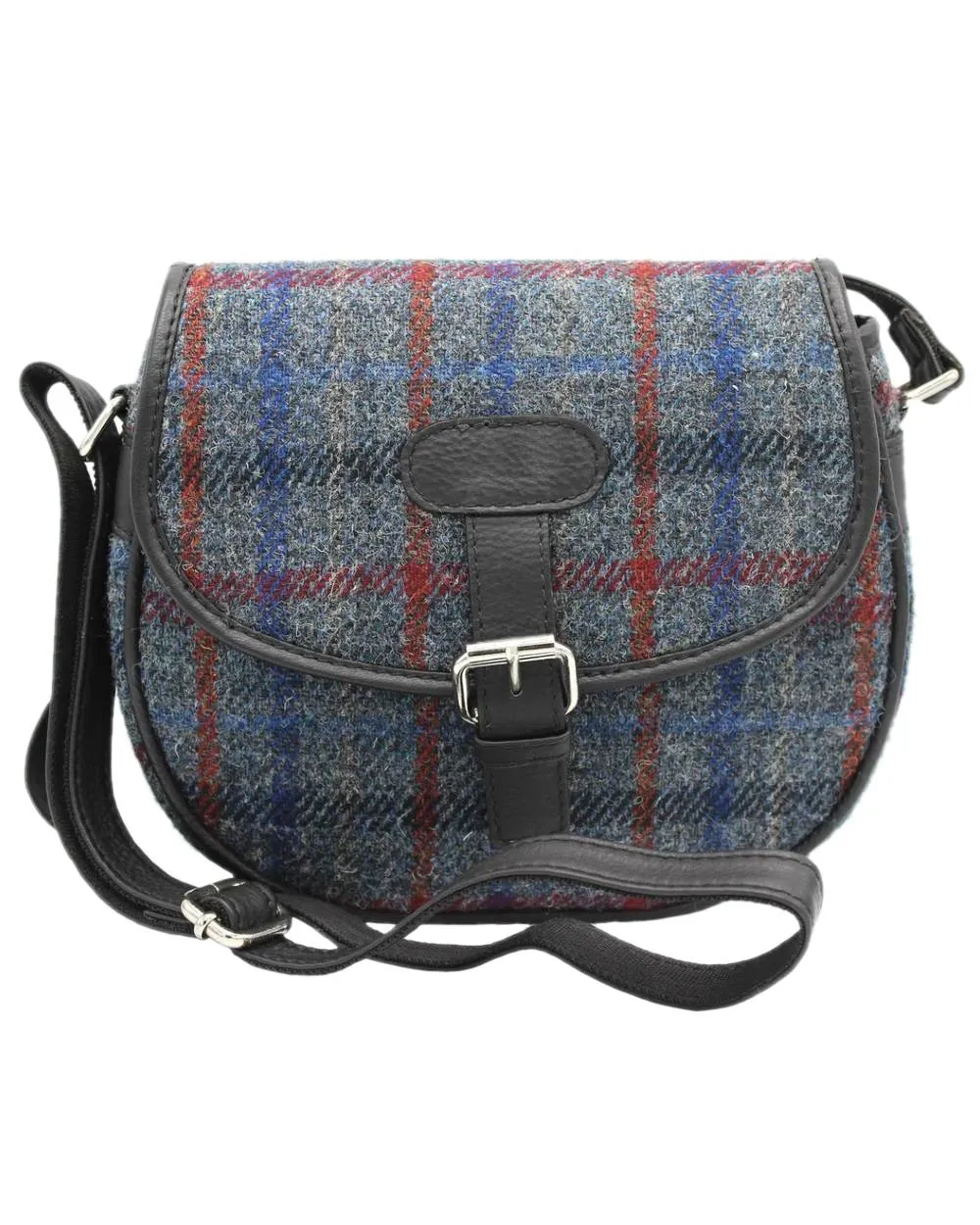 Heather Rowan Harris Tweed Saddle Bag Heather Beanie Cap Men