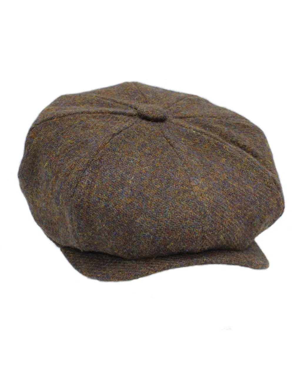Heather Scott Newsboy Harris Tweed 8-Piece Cap Clearance Heather Beanie Cap Men