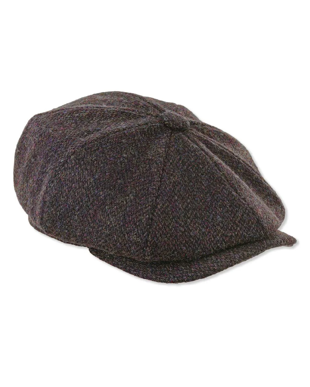 Heather Scott Newsboy Harris Tweed 8-Piece Cap Clearance Heather Outdoor Headwear