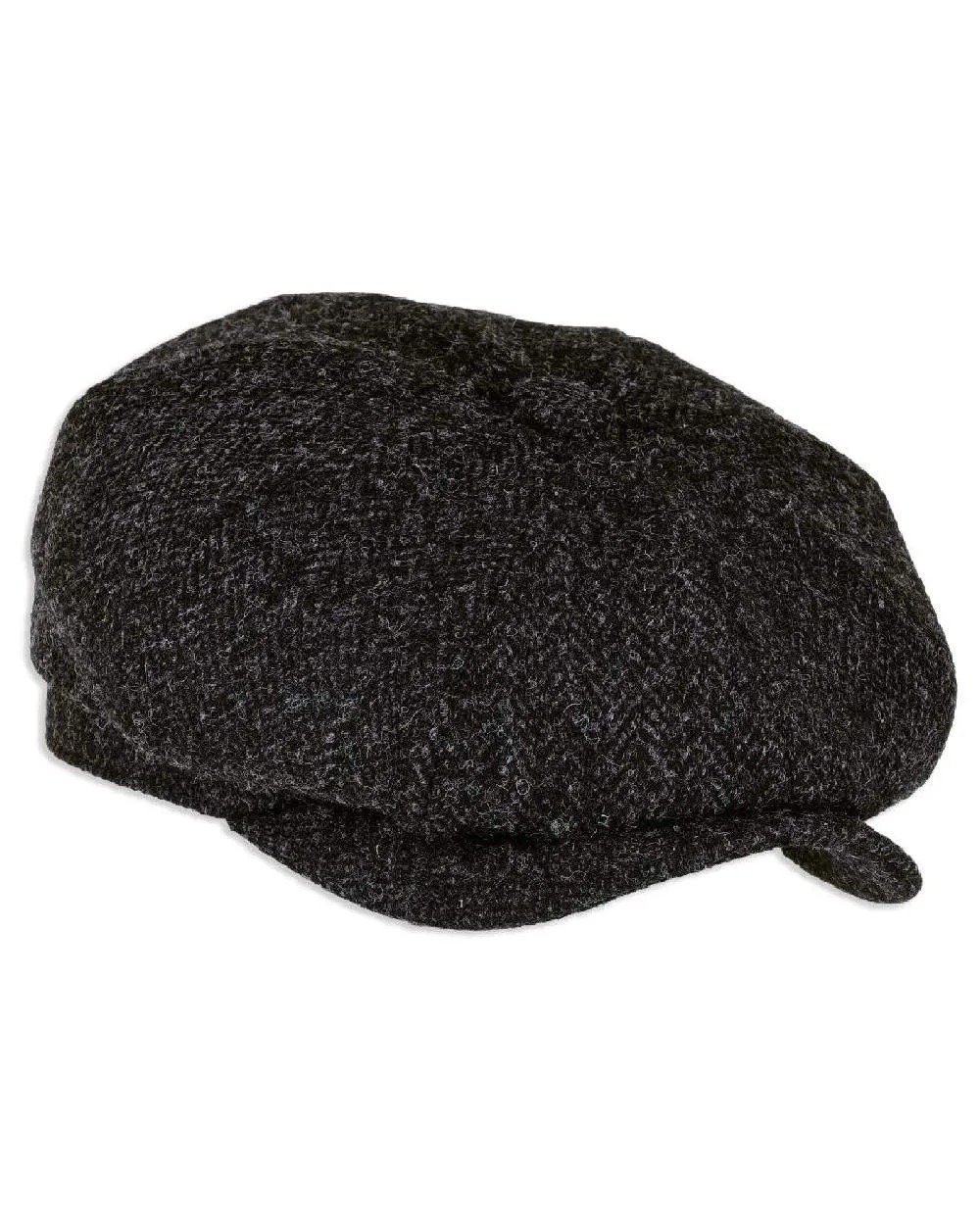 Heather Scott Newsboy Harris Tweed 8-Piece Cap Heather Beanie Cap Men