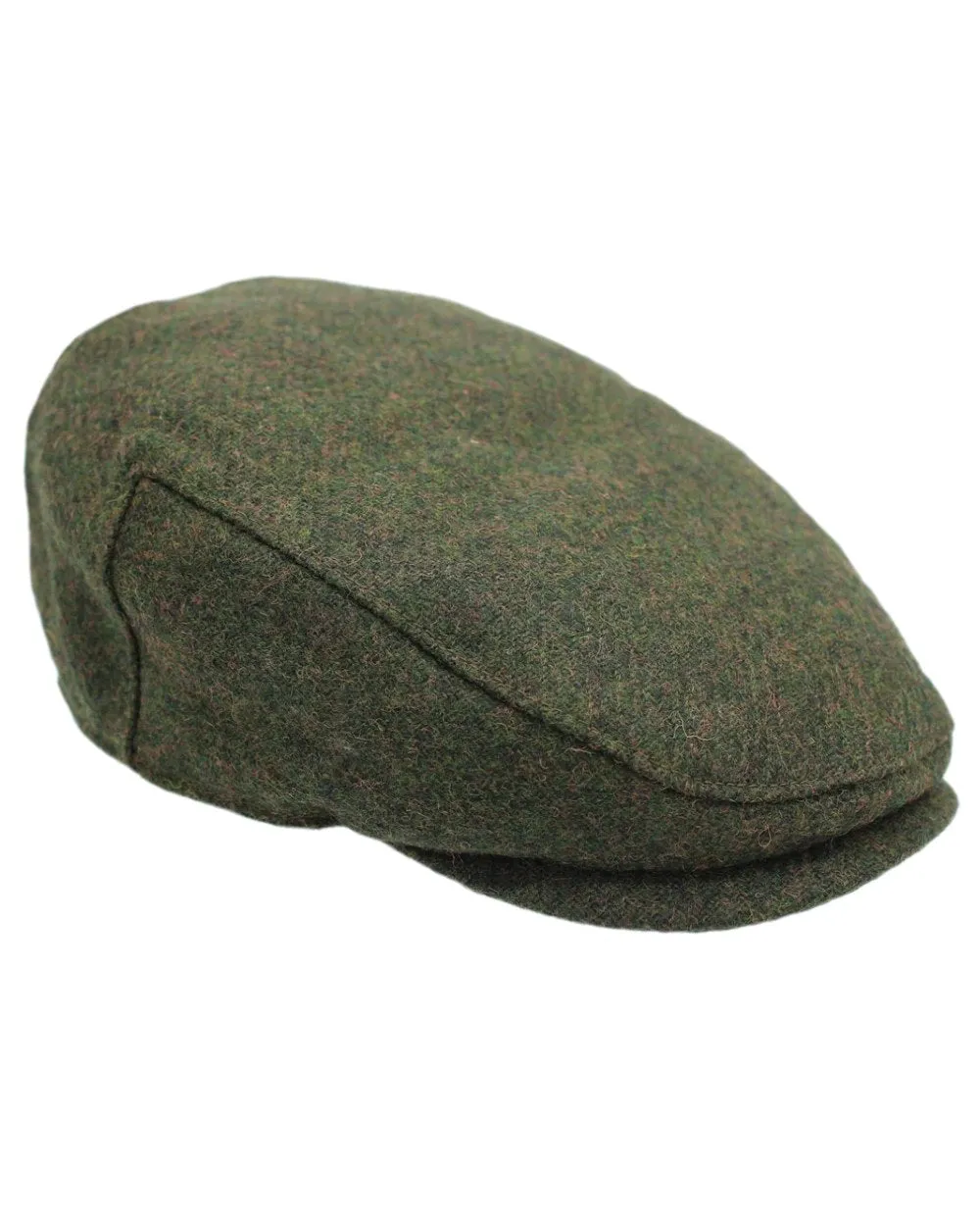 Heather Selby Twill Tweed Flat Cap Shooting Sun Hats