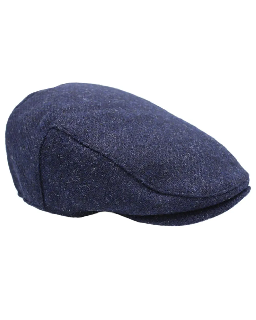 Heather Selby Twill Tweed Flat Cap Shooting Sun Hats