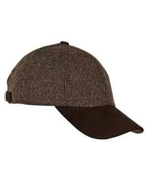 Heather Sutton Tweed Baseball Cap Heather Outdoor Headwear