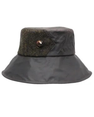 Heather Womens Ellen Wax Harris Tweed Hat Clearance Heather Outdoor Headwear