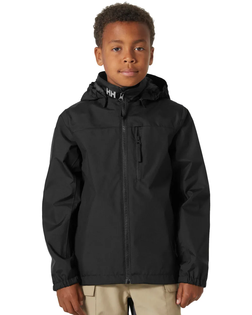 Helly Hansen Childrens Crew Hooded Jacket Shooting Waterproof Jackets