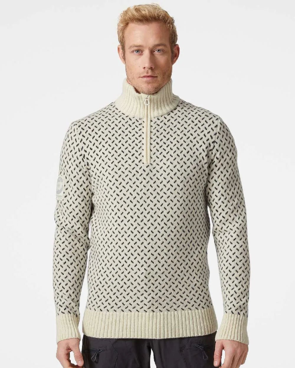 Helly Hansen Mens Arctic Icelander Half Zip Sweater Men's Knit Sweaters