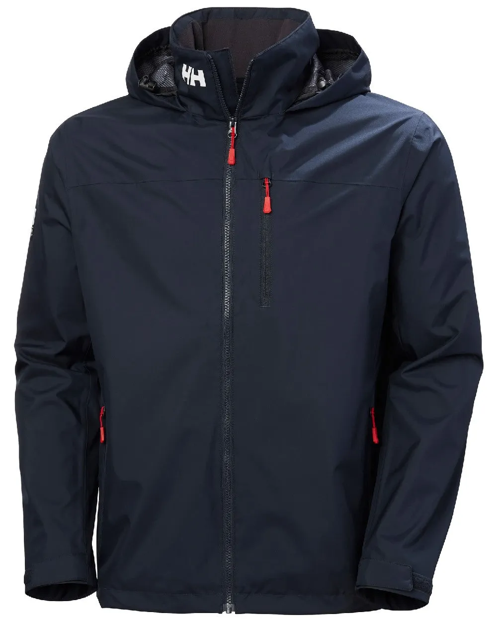Helly Hansen Mens Crew Hooded Jacket 2.0 Seam-Sealed Rain Jackets