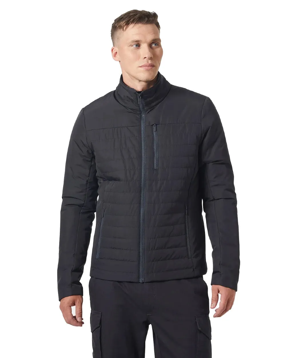 Helly Hansen Mens Crew Insulated Sailing Jacket 2.0 Quilted Outdoor Jackets