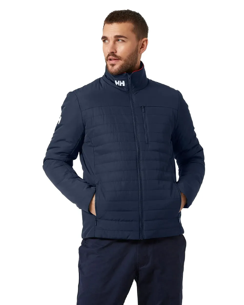Helly Hansen Mens Crew Insulated Sailing Jacket 2.0 Quilted Outdoor Jackets