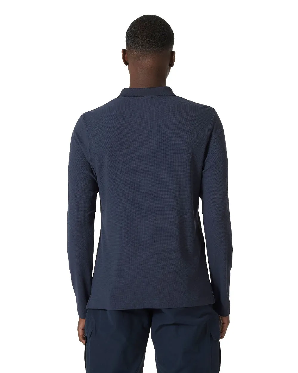 Helly Hansen Mens Crewline Long Sleeve Polo Shirt Sailing Performance Polos