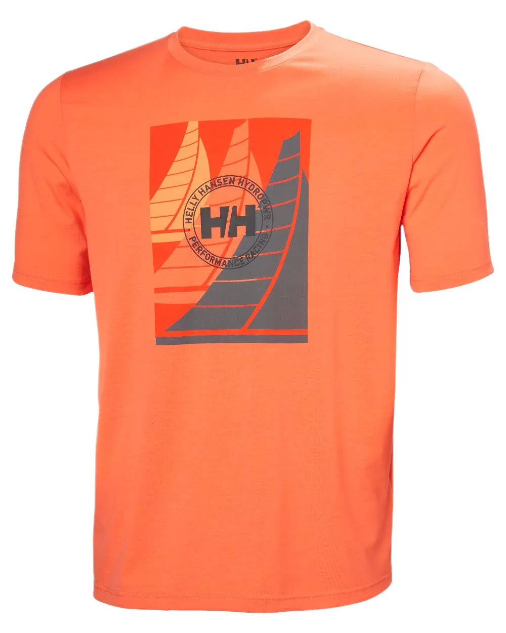 Helly Hansen Mens HP Race Sailing Graphic T-Shirt Sailing Logo T-shirts