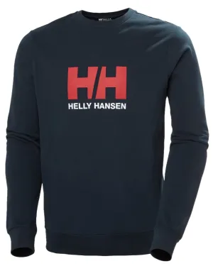 Helly Hansen Mens Logo Crew Sweatshirt 2.0 Cotton Crew Sweatshirts