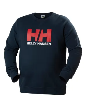 Helly Hansen Mens Logo Crew Sweatshirt Cotton Crew Sweatshirts