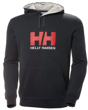 Helly Hansen Mens Logo Hoodie Cotton Crew Sweatshirts