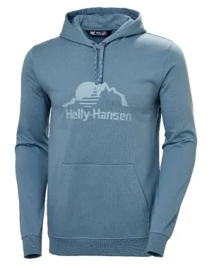 Helly Hansen Mens Nord Graphic Pullover Hoodie Cotton Crew Sweatshirts
