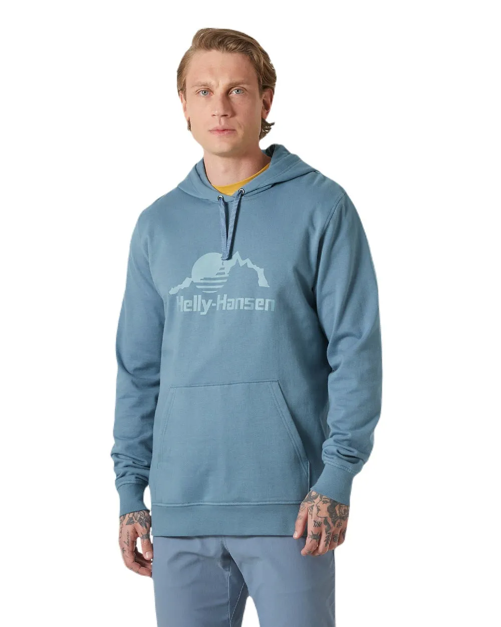 Helly Hansen Mens Nord Graphic Pullover Hoodie Warm Sweatshirts for Men