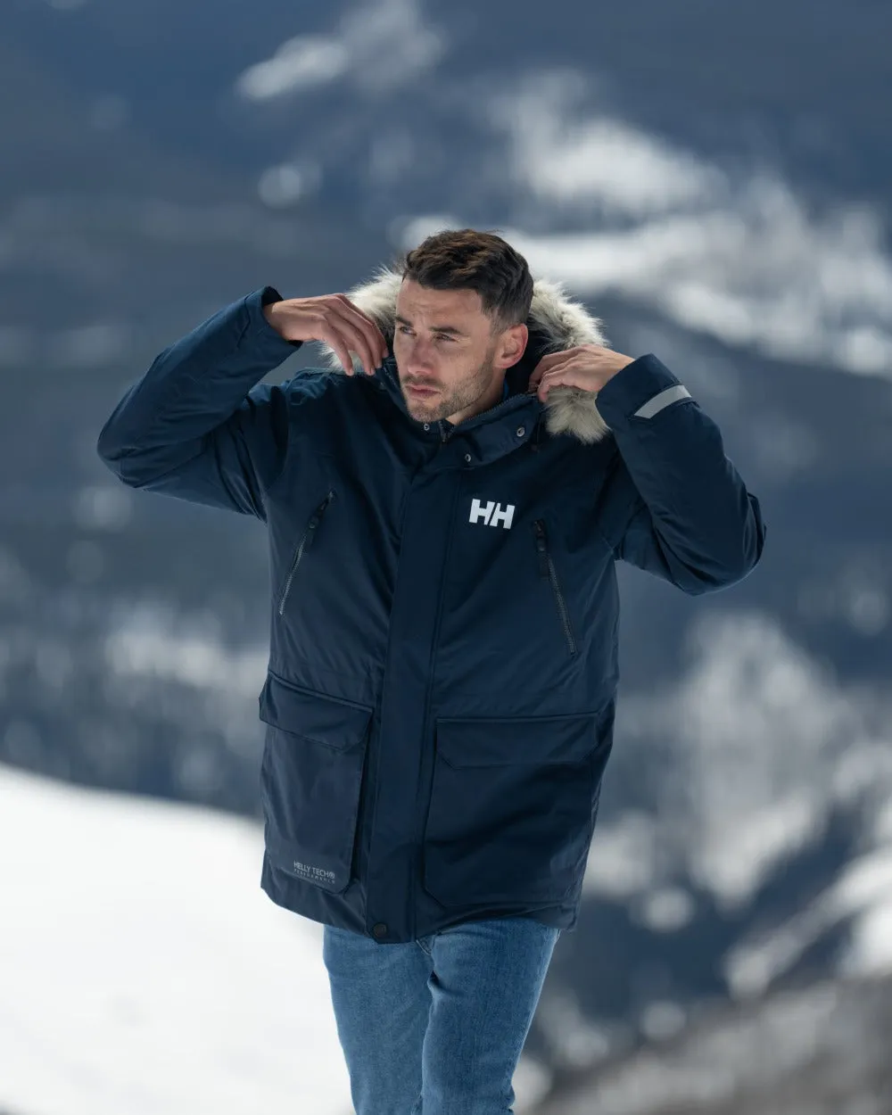 Helly Hansen Mens Reine Winter Parka Hiking Waterproof Jackets