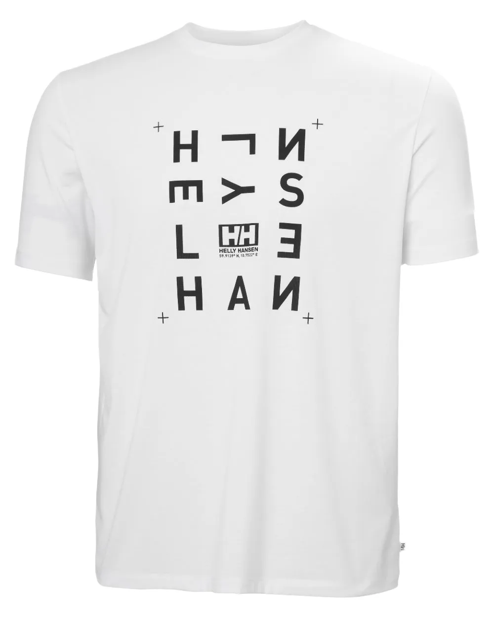 Helly Hansen Mens Skog Recycled Graphic T-Shirt Classic Fit T-Shirts Men