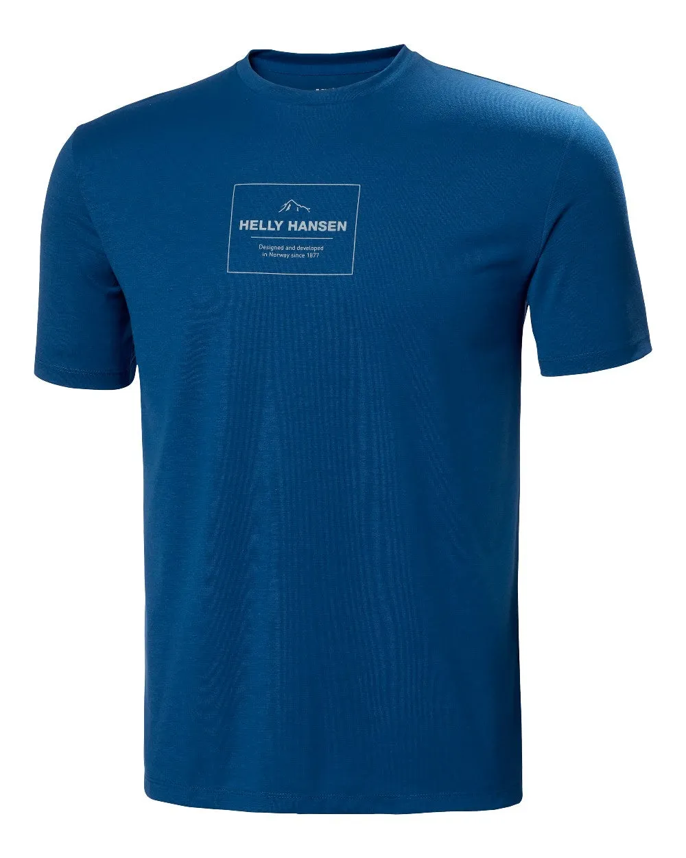 Helly Hansen Mens Skog Recycled Graphic T-Shirt Classic Fit T-Shirts Men
