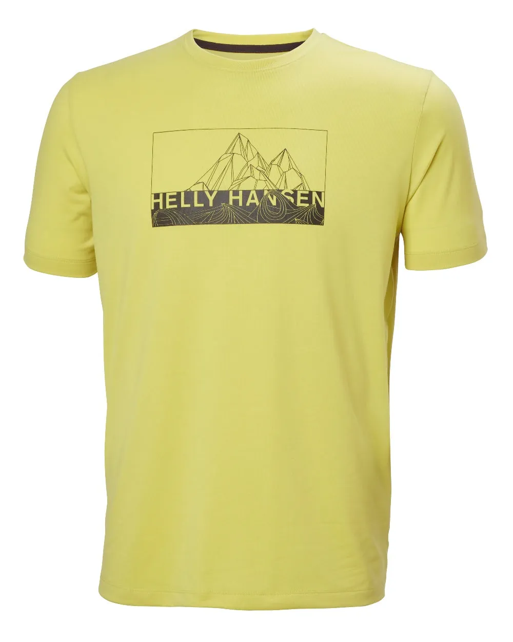 Helly Hansen Mens Skog Recycled Graphic T-Shirt Clearance Classic Fit T-Shirts Men