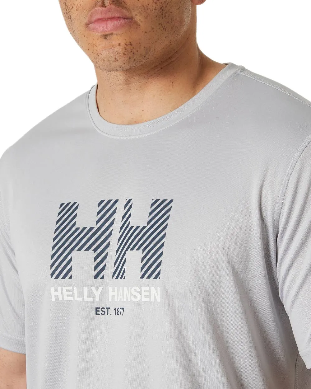 Helly Hansen Mens Tech Graphic T-Shirt 2.0 Hiking Shirts for Men