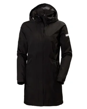 Helly Hansen Womens Aden Long Rain Coat Lightweight Trekking Jackets