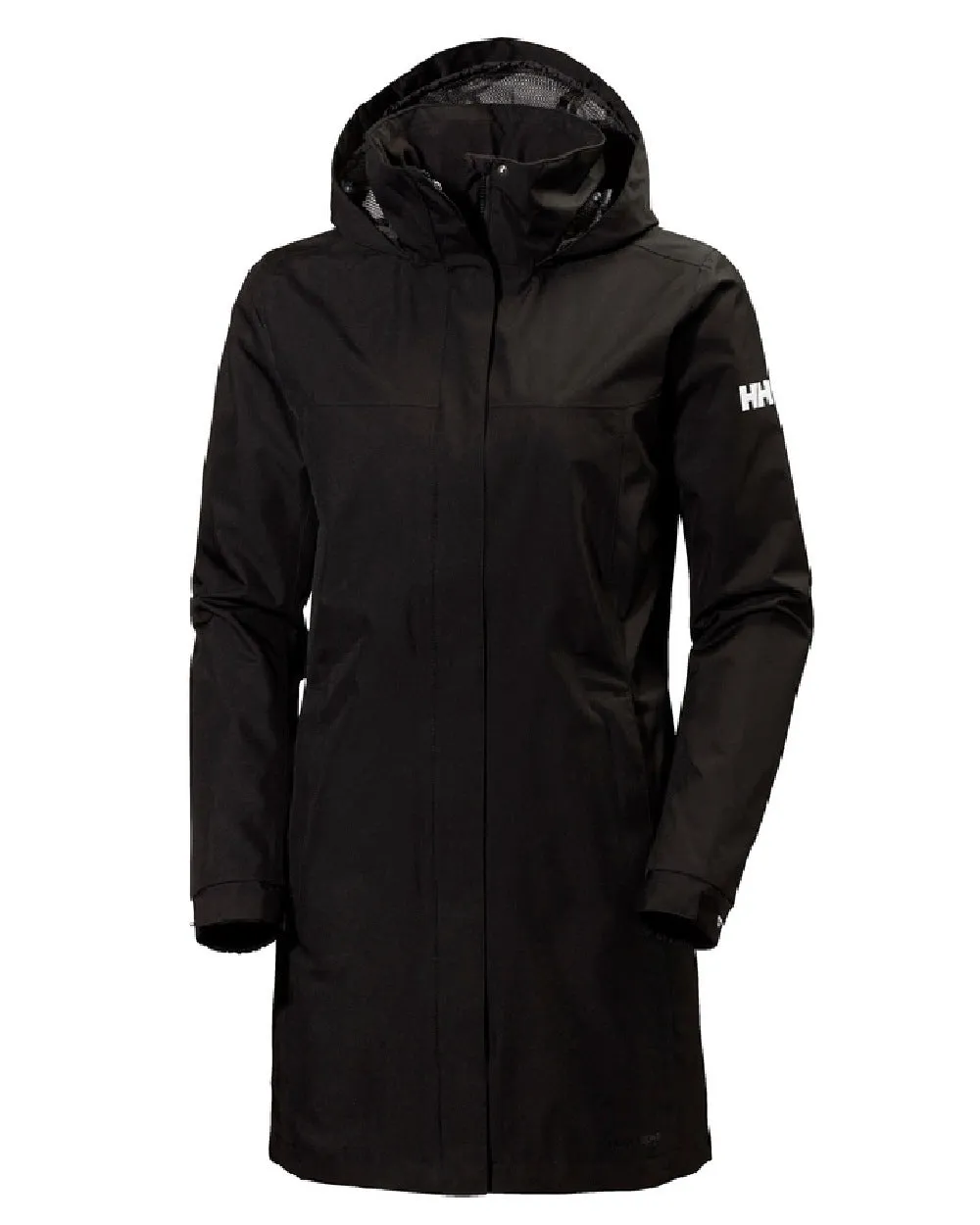 Helly Hansen Womens Aden Long Rain Coat Lightweight Trekking Jackets