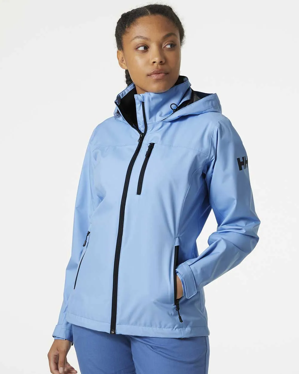 Helly Hansen Womens Crew Hooded Jacket Shooting Waterproof Jackets