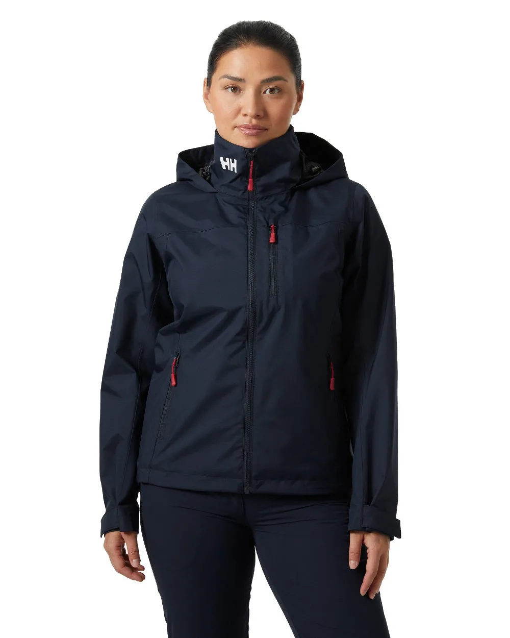 Helly Hansen Womens Crew Hooded Sailing Jacket 2.0 Shooting Waterproof Jackets