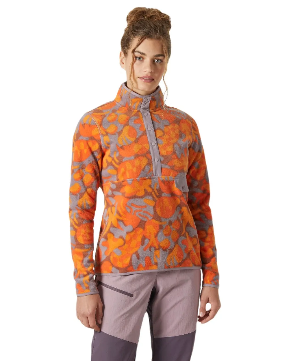 Helly Hansen Womens Maridalen Printed Fleece Jacket Walking Fleece Jackets